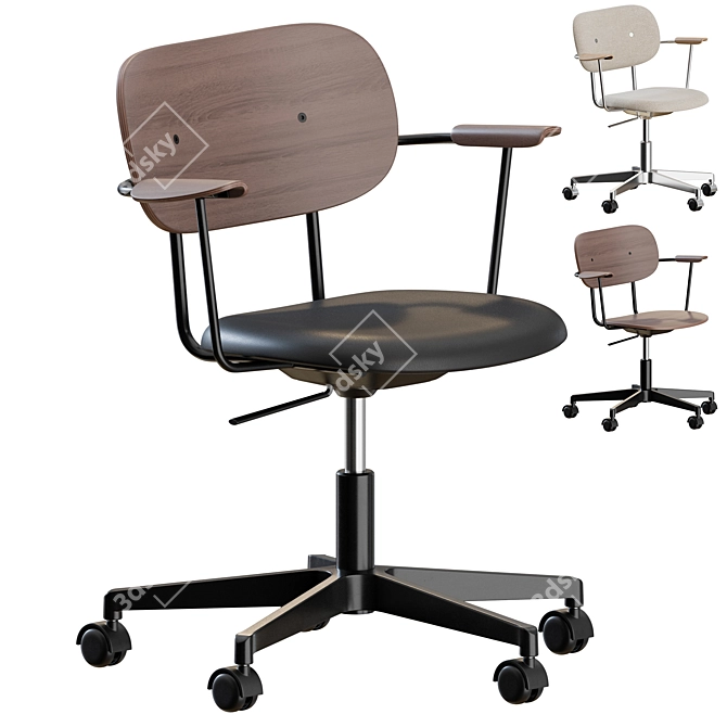 Audo Copenhagen Co Task Chair 3D model image 1