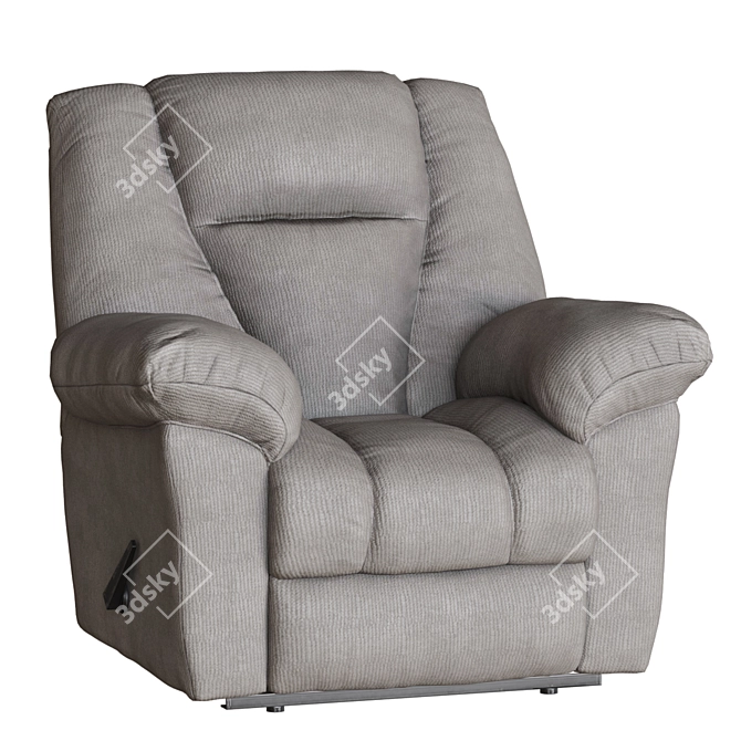 Reclining Lift Fabric Leather Sofa 3D model image 1