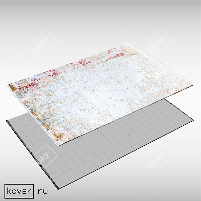 Modern Abstract Rug in Turkey 3D model image 2