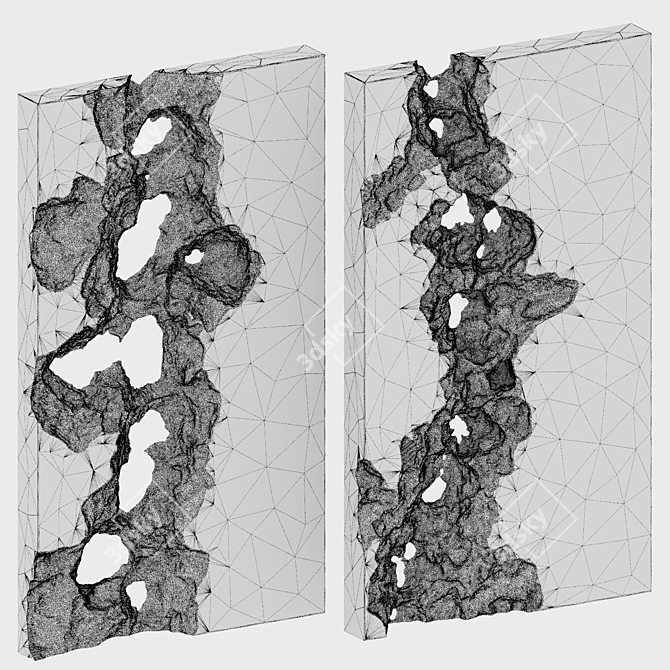 GeomIvory Set HIPOLY Relief 3D model image 2