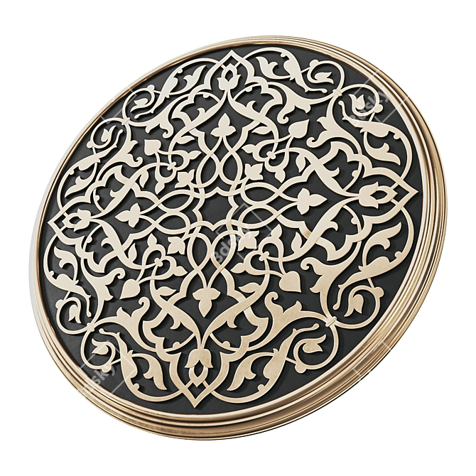 Arabic Ornament Wall Decor 3D model image 9