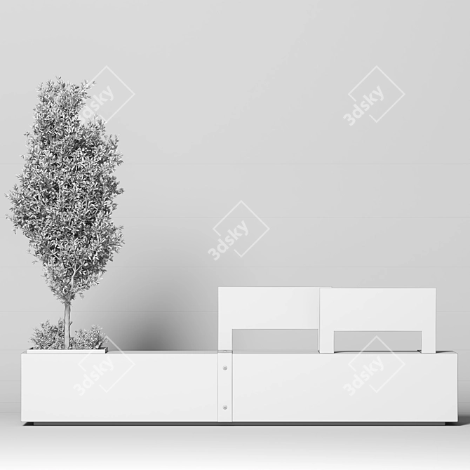 City Chic Modern Furniture Set 3D model image 3