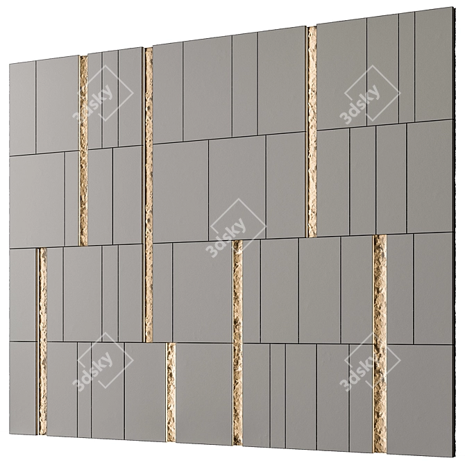 Russian Inspired Panel 01 3D model image 5