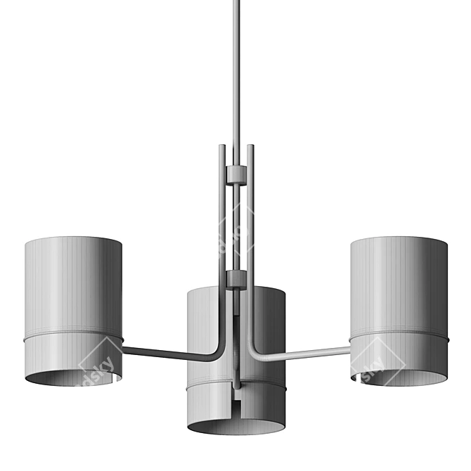  Modern PBR Shaw Chandelier 3D model image 4