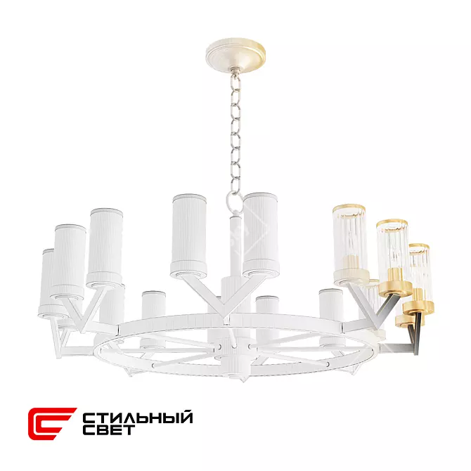 EVA 800 Stylish Chandelier 3D model image 2