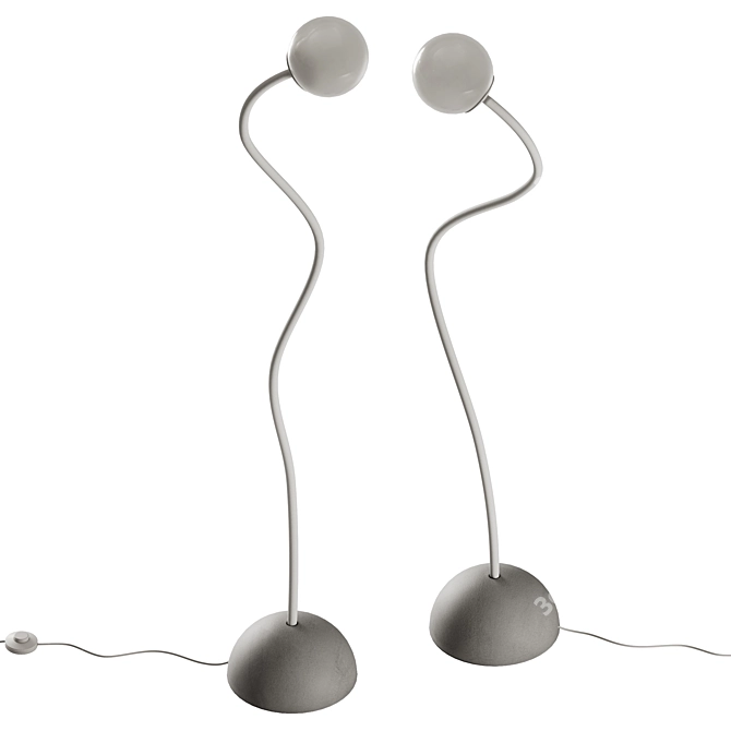 Karman Moony Swing Arm Lamp 3D model image 2