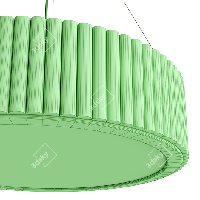 Palati Drum Pendant Lighting Fixture 3D model image 4