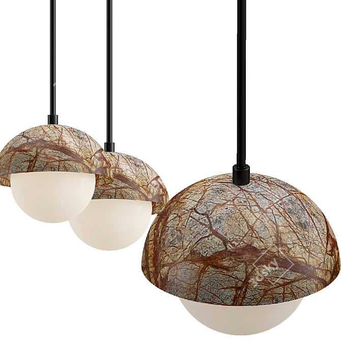 Modern Pendant Lamp Gerner 3D model image 2