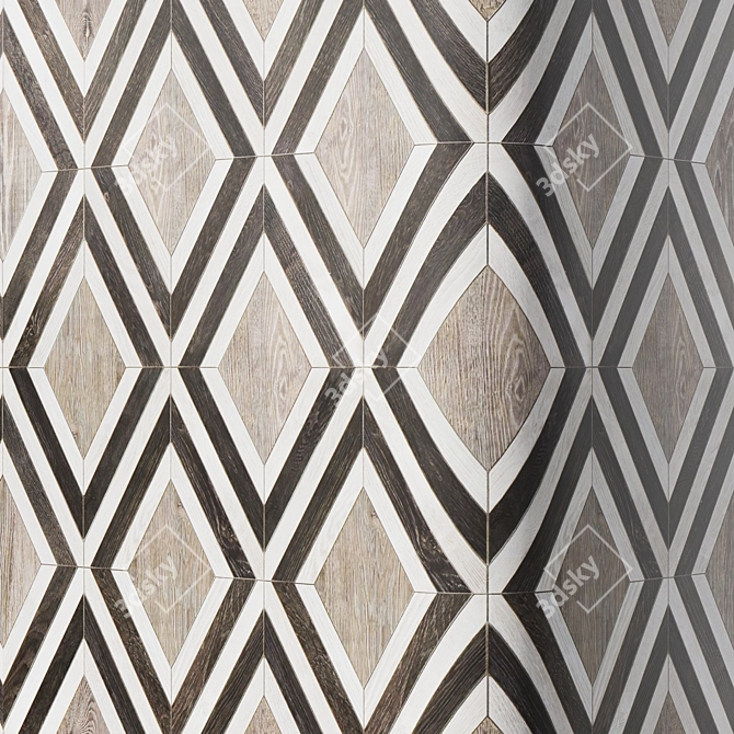 Seamless Texture Parquet Walker Zanger 3D model image 5