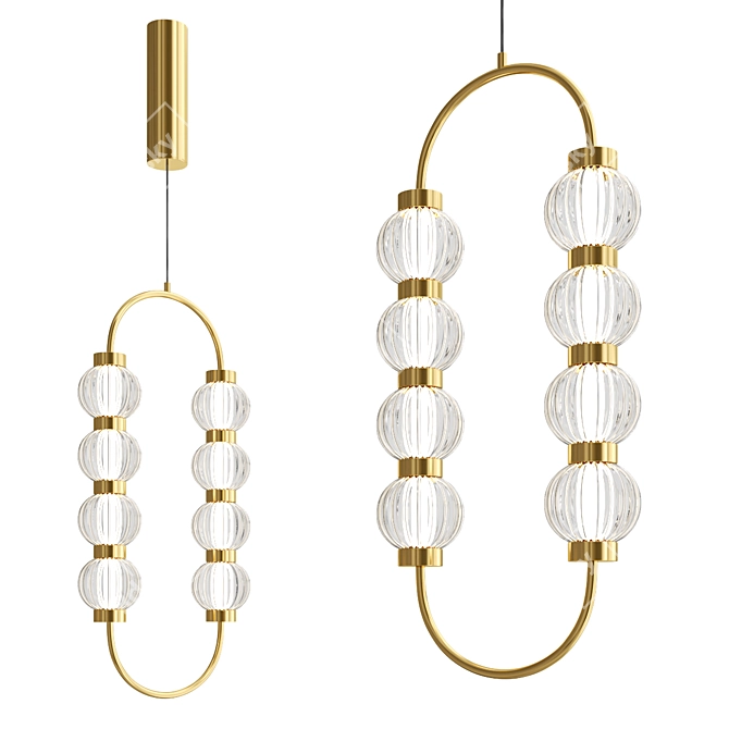 Elegant Maytoni Pendant Light Fixture 3D model image 1