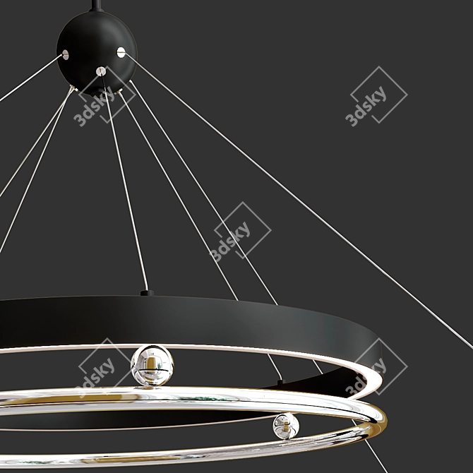 Glamour Tiered Lighting Collection 3D model image 4