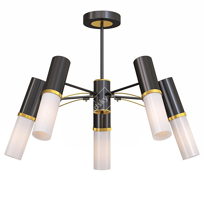 Elegant Ceiling Chandelier Viator 2558 3D model image 2