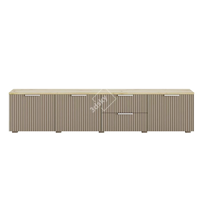 Modern TV Cabinet Ensson 3D model image 2