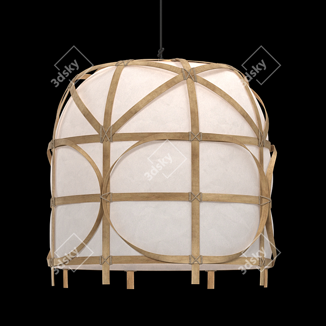 Modern Pendant Lamp Design 3D model image 1