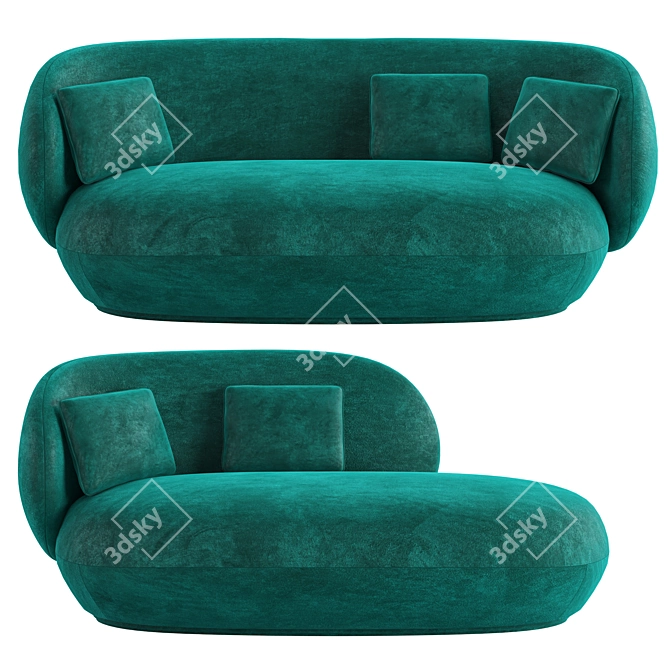 Oaze Levitating Comfort Sofa 3D model image 7