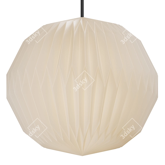Modern Industrial Pendant Light Fixture 3D model image 1