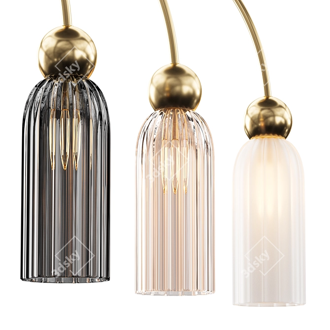 Antic Maytoni 4-Light Pendant 3D model image 3