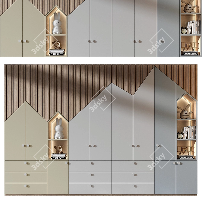 Custom 3D Furniture Set 3D model image 3