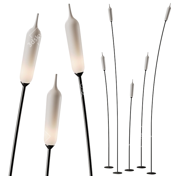Karman Nilo LED Floor Lamp 3D model image 1
