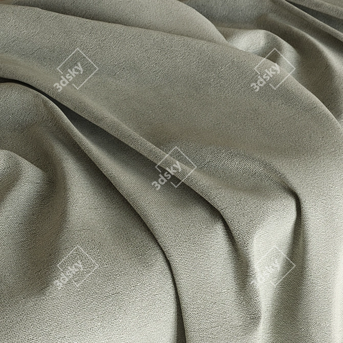 Velvet Senator Fabric PBR Material 3D model image 1