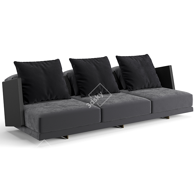 Luxury Living Volo Sofa Set 3D model image 5