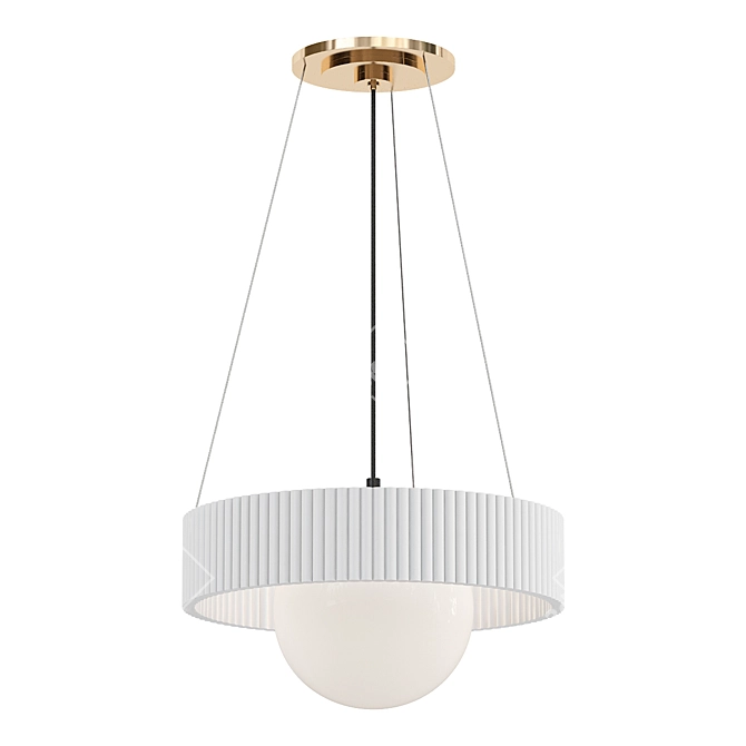 Sphere Glow Chandelier Pendant Lighting 3D model image 2