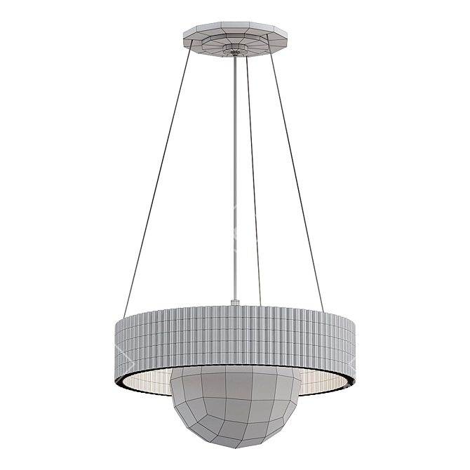 Sphere Glow Chandelier Pendant Lighting 3D model image 3