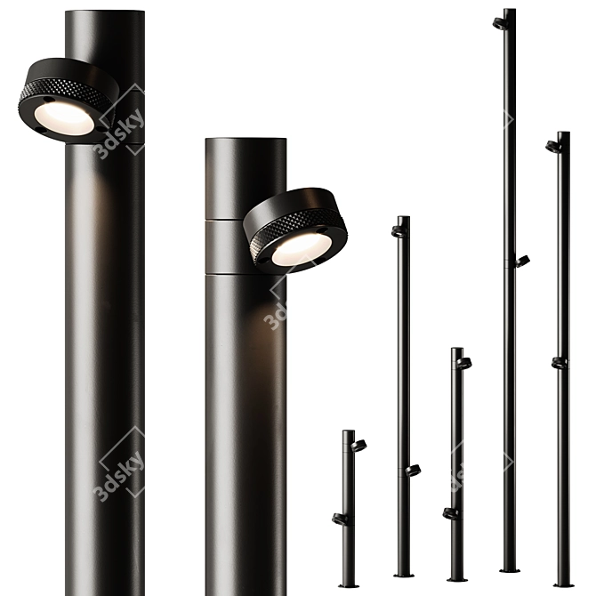 Karman Jaco LED Outdoor Floor Lamp 3D model image 3