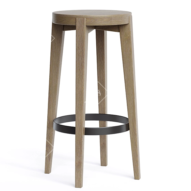  Galloway Counter Stool 3D model image 1