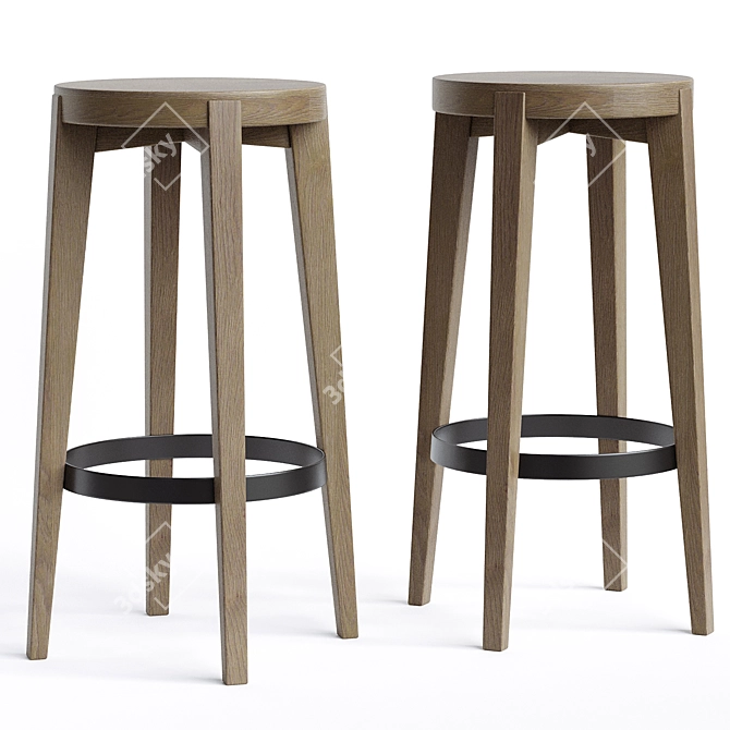  Galloway Counter Stool 3D model image 3