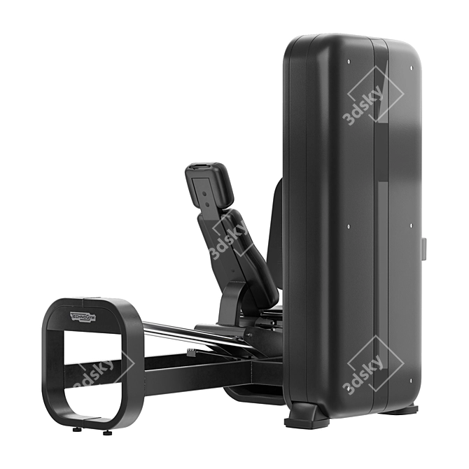 Advanced Leg Press Machine with Detailed Textures 3D model image 3