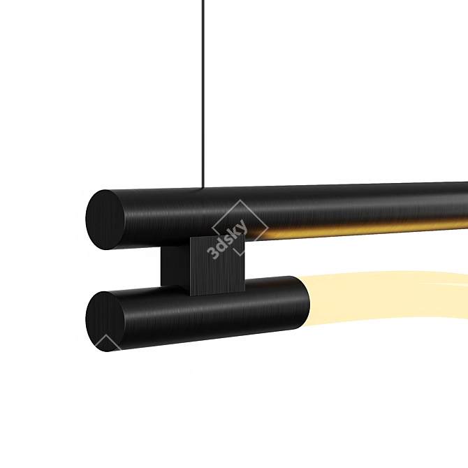 Flexible Neon Pendant Light Series 3D model image 6