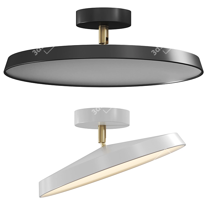Modern LED Ceiling Light Fixture 3D model image 1