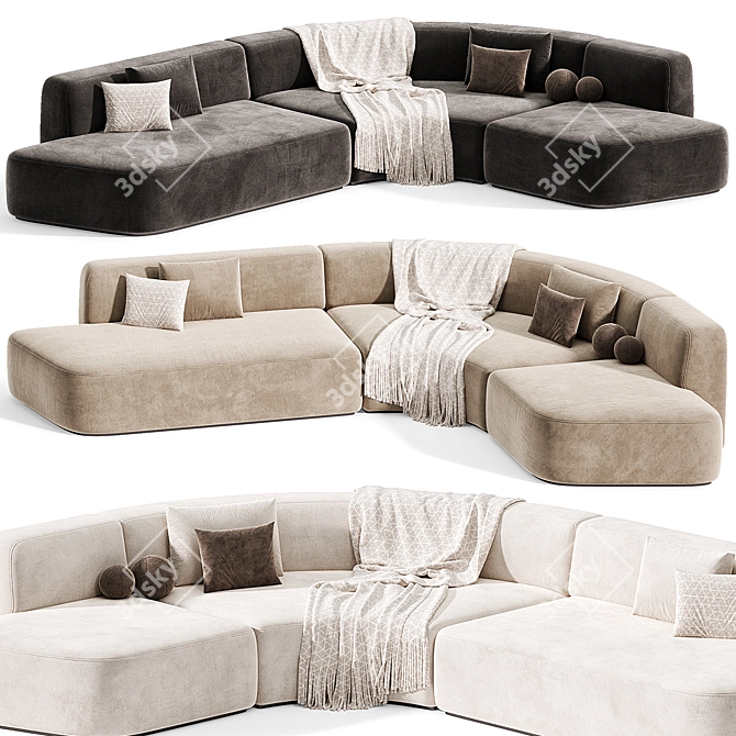 Cashew Modular Sofa Relofthome 3D model image 1