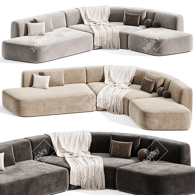 Cashew Modular Sofa Relofthome 3D model image 4