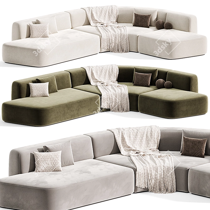 Cashew Modular Sofa Relofthome 3D model image 5