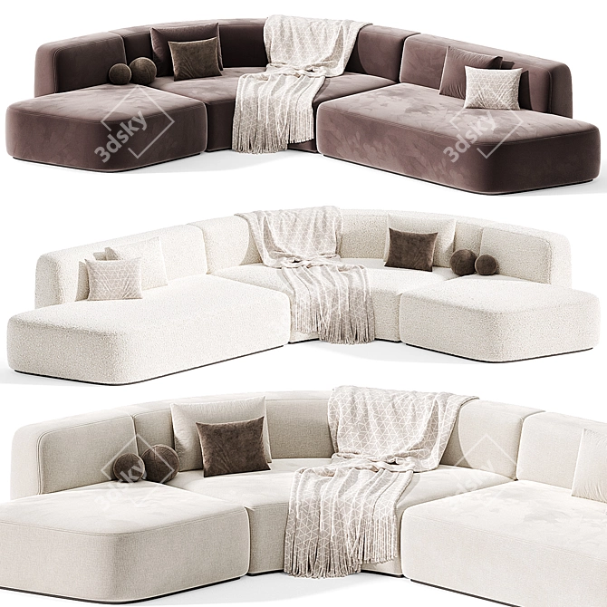 Cashew Modular Sofa Relofthome 3D model image 6