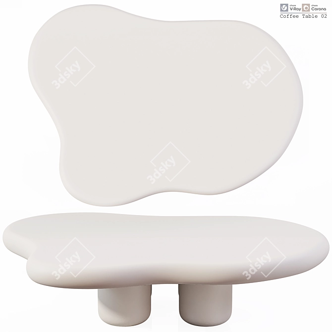 Luxury Wooden Bathroom Stools Ensemble 3D model image 1