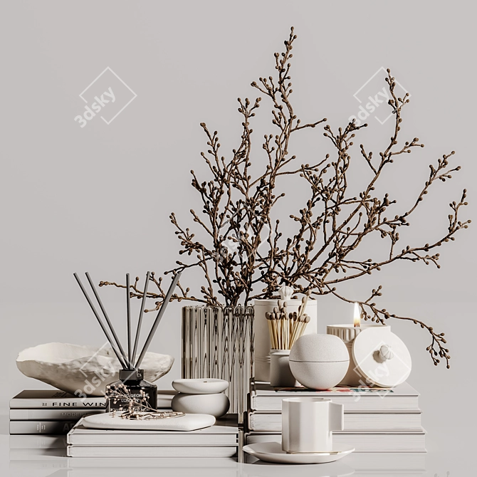 Modern Decorative Set 134 3D model image 1