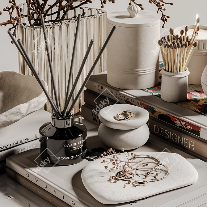 Modern Decorative Set 134 3D model image 2