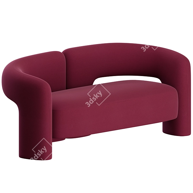 Modern Dudet Sofa by Cassina 3D model image 1