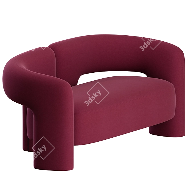 Modern Dudet Sofa by Cassina 3D model image 6