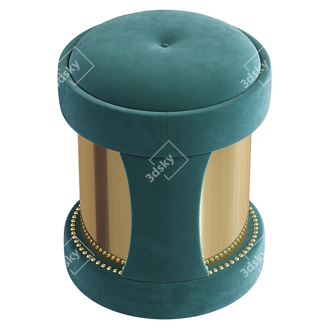 Luxxu Pouf Armour 2016 Collection 3D model image 3