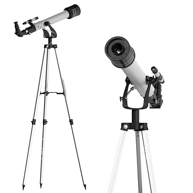 Sigeta Crux Telescope: Beginner Level Astronomy 3D model image 3