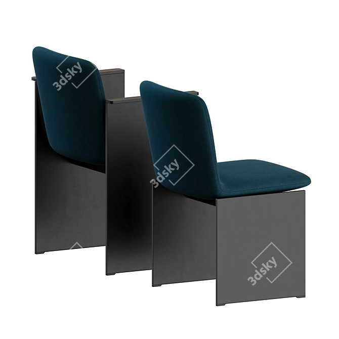 Sleek Modern Flutz Chair Design 3D model image 5