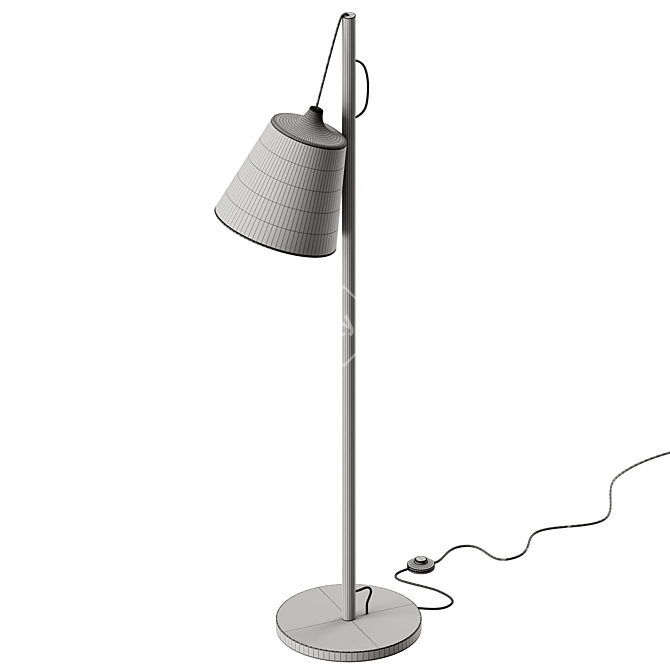 Muuto Pull Adjustable Floor Lamp 3D model image 4