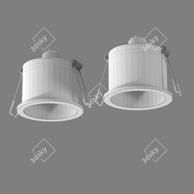 Moll GU10 Smart Ceiling Spotlight 3D model image 4