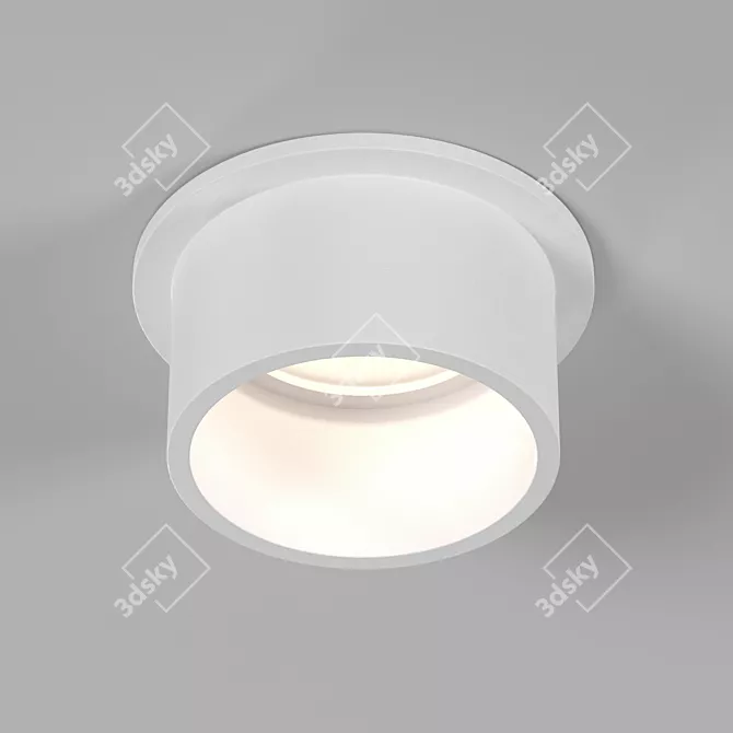Moll GU10 Recessed Accent Light 3D model image 2