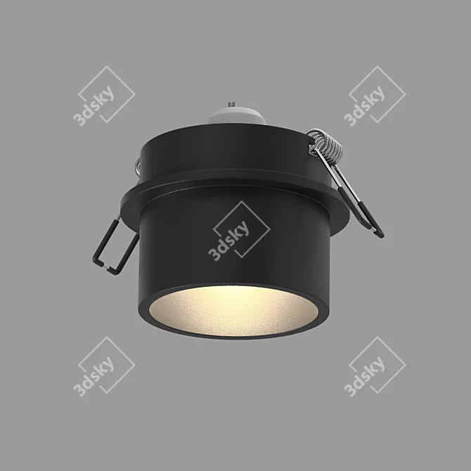 Moll GU10 Recessed Accent Light 3D model image 4