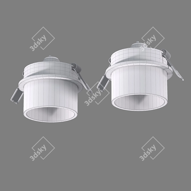 Moll GU10 Recessed Accent Light 3D model image 6